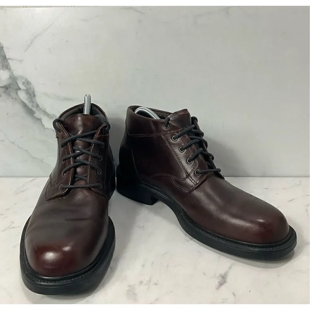 SEBAGO Brown Leather Chukka Boots
